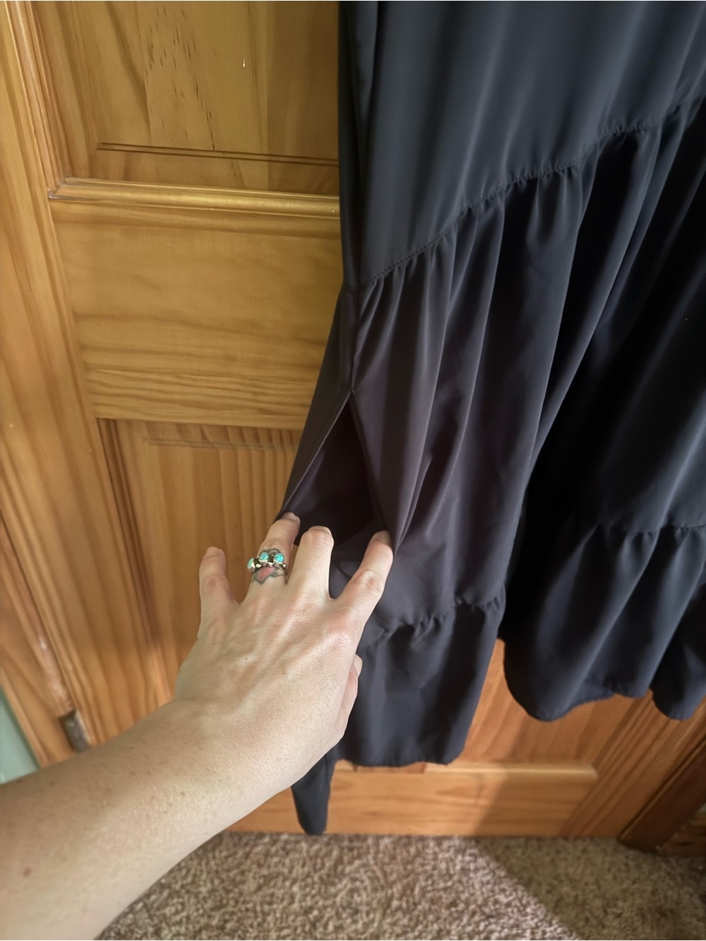 Toad&Co Lightweight Tiered Dress with Pockets - Picture 5 of 5